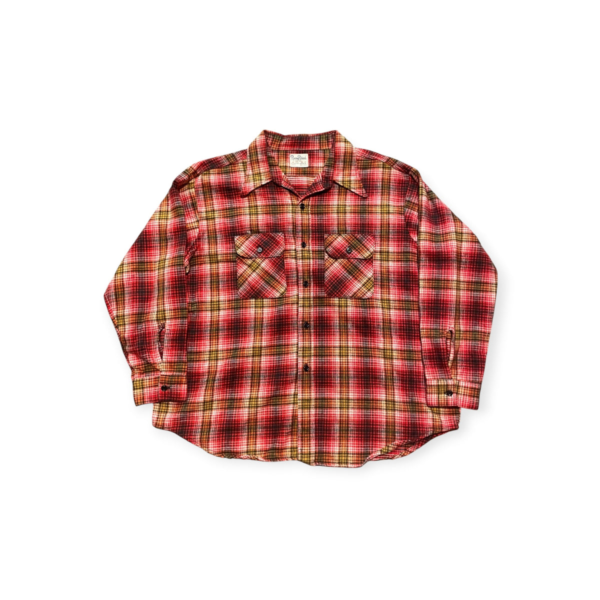 1970s Roomy Richard cotton flannel shirt