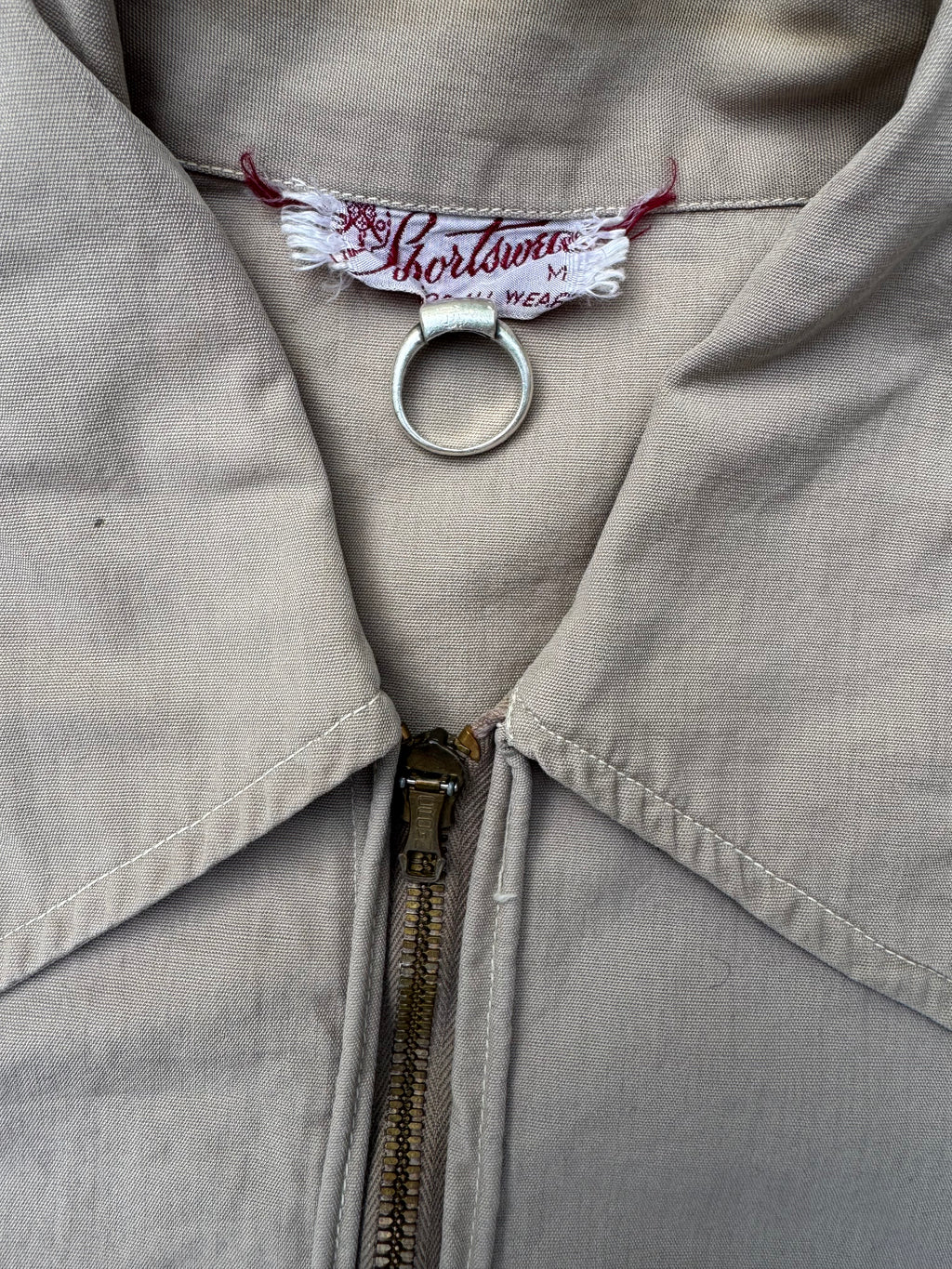 1940s Sportswear tan cotton ricky jacket