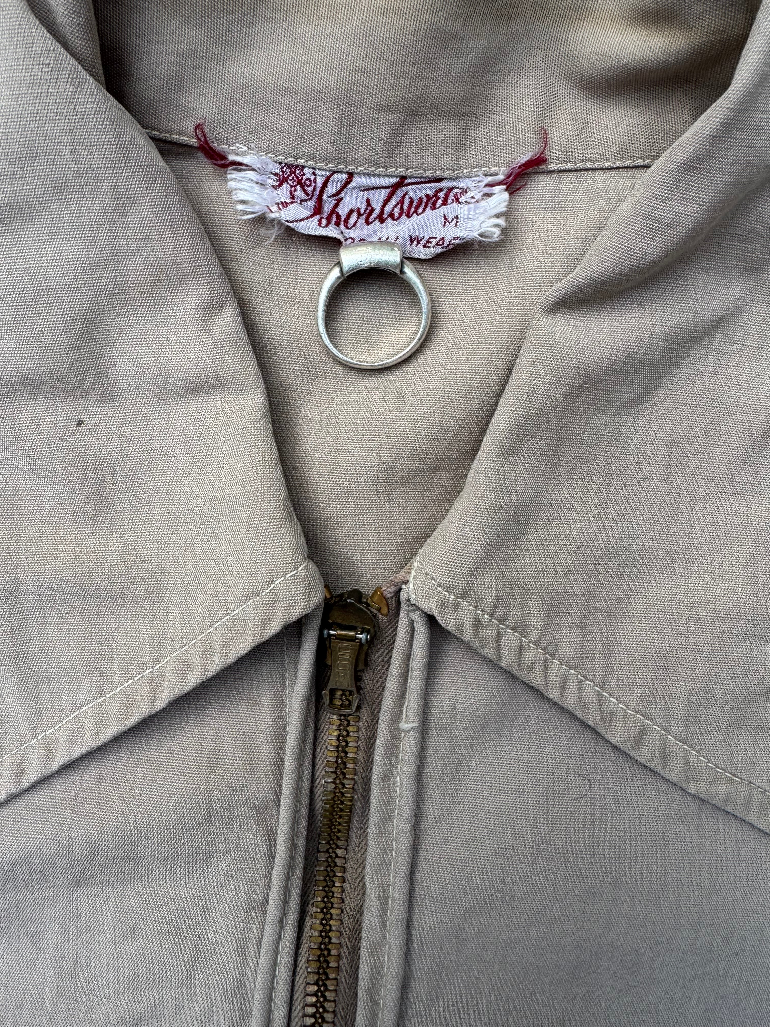 1940s Sportswear tan cotton ricky jacket