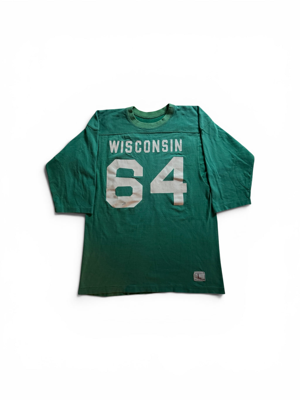 1960s Champion Wisconsin teal jersey