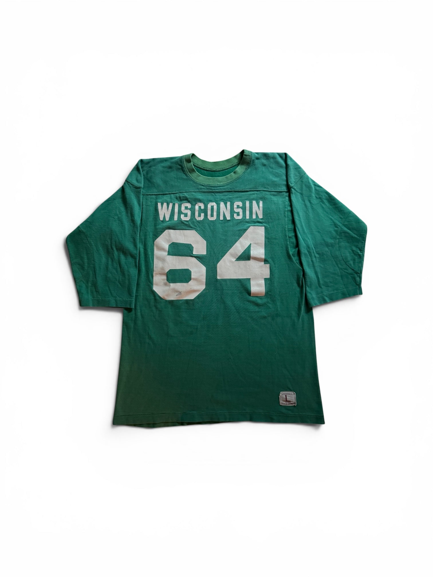 1960s Champion Wisconsin teal jersey