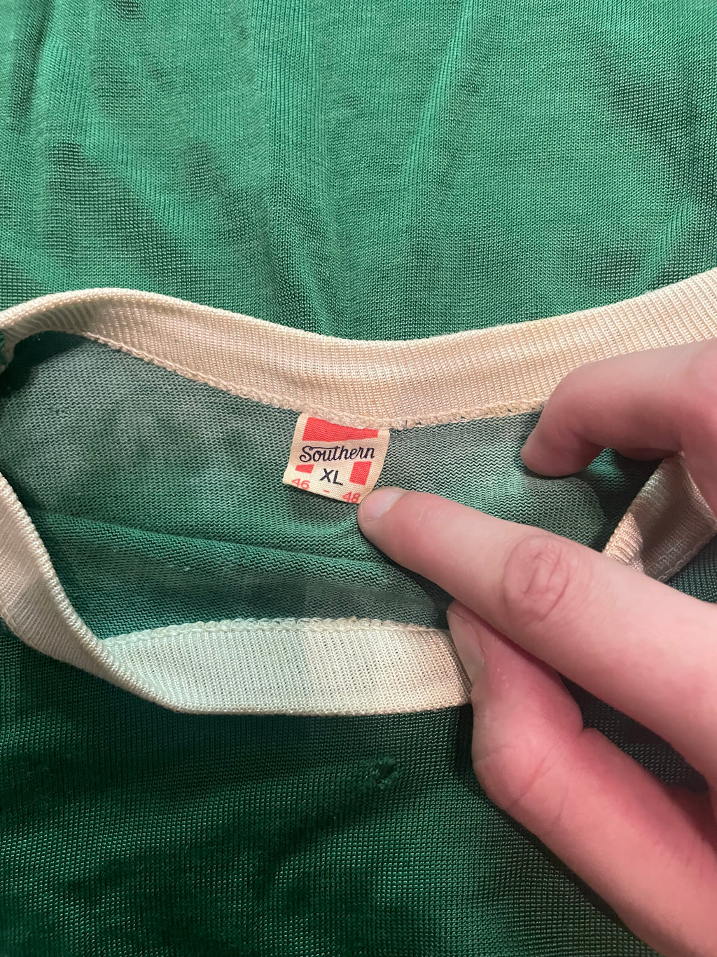 1950s Russell “Drywood” durene tee