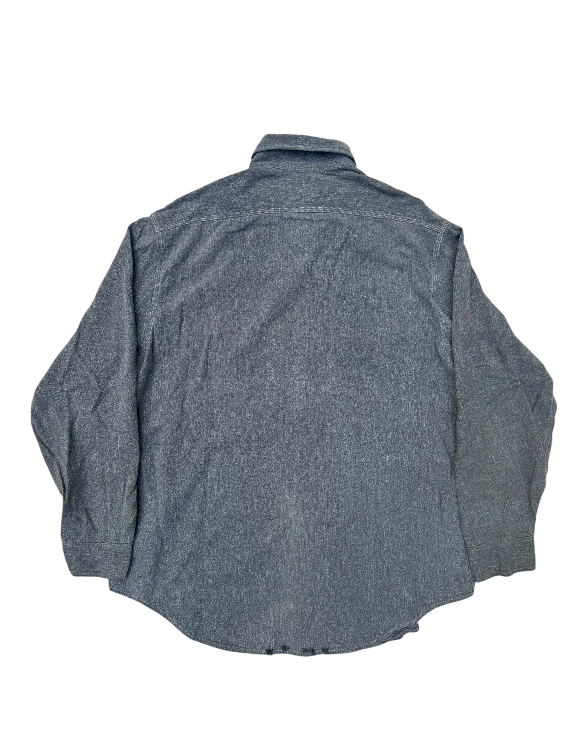 1950s Penneys Big Mac salt and pepper chambray shirt