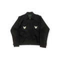 1960s black wool souvenir jacket