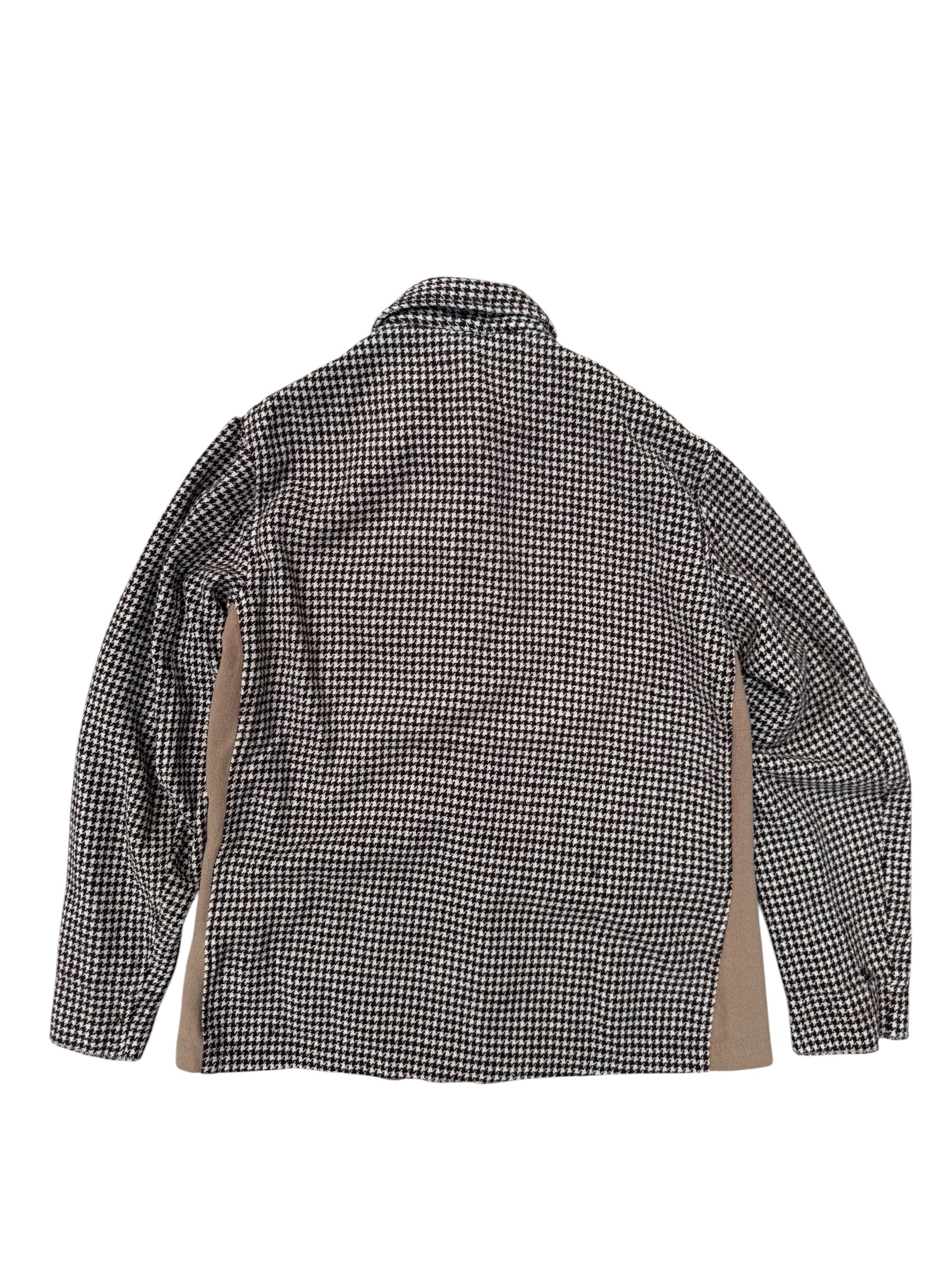 1940s wool houndstooth Hollywood jacket