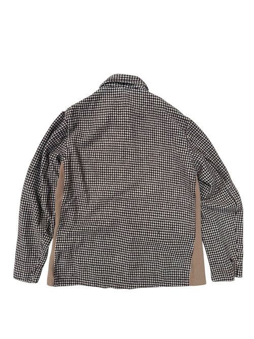 1940s wool houndstooth Hollywood jacket