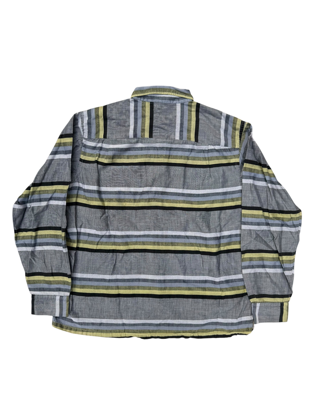 1950s Royal Court silk cotton horizontal stripe shirt