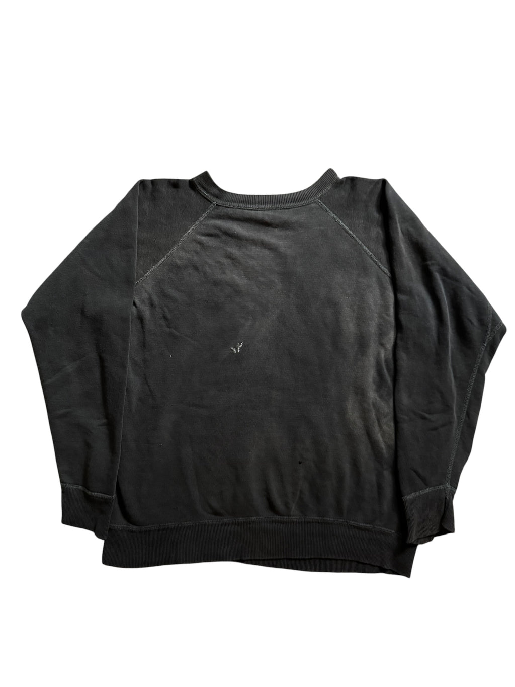1950s faded black cotton sweatshirt