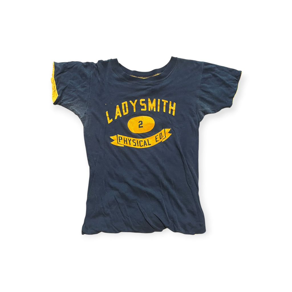 1960s reversible Ladysmith phy ed tee
