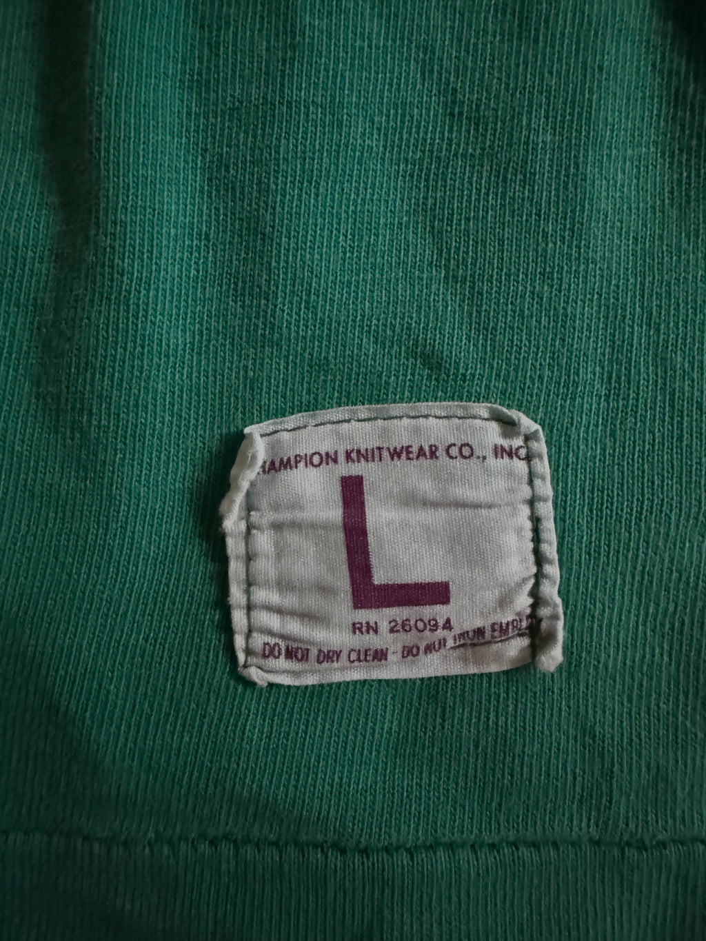1960s Champion Wisconsin teal jersey