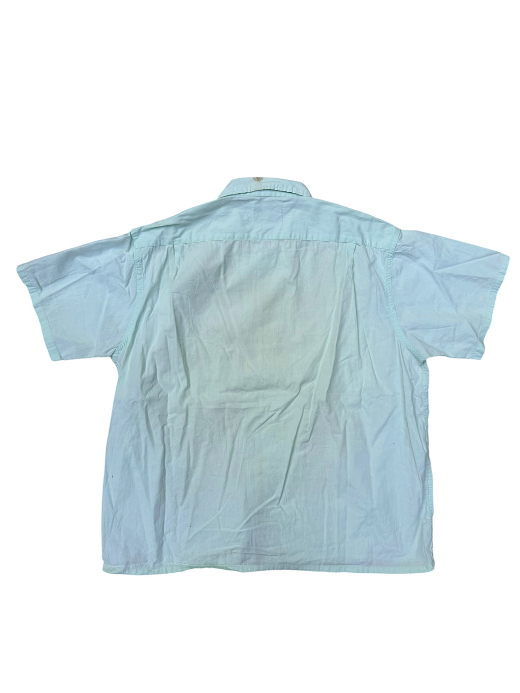 1950s Pilgrim embroidered cotton short sleeve shirt