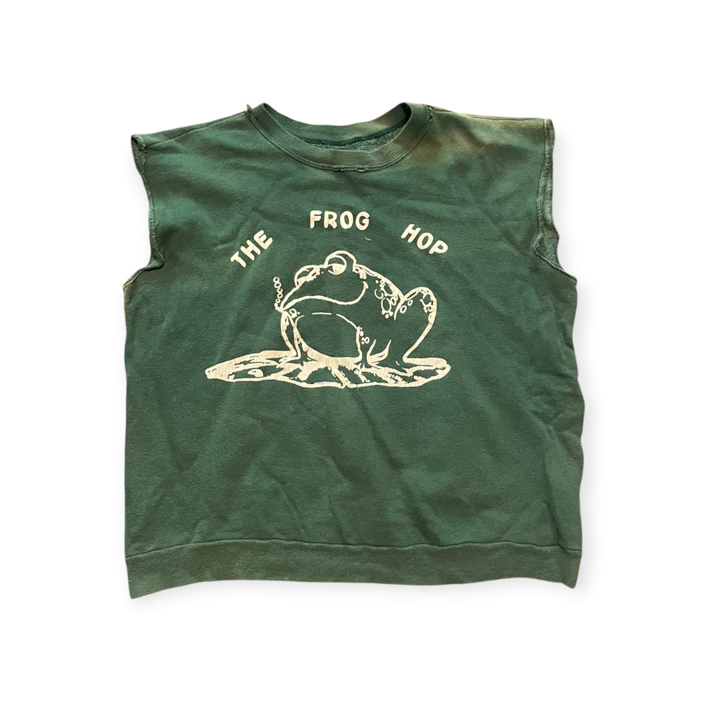 1960s “The Frog Hop” Cutoff Sweatshirt
