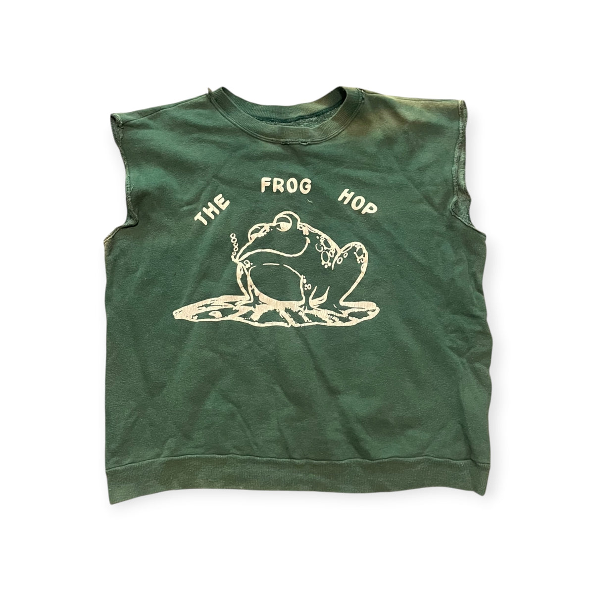1960s “The Frog Hop” Cutoff Sweatshirt