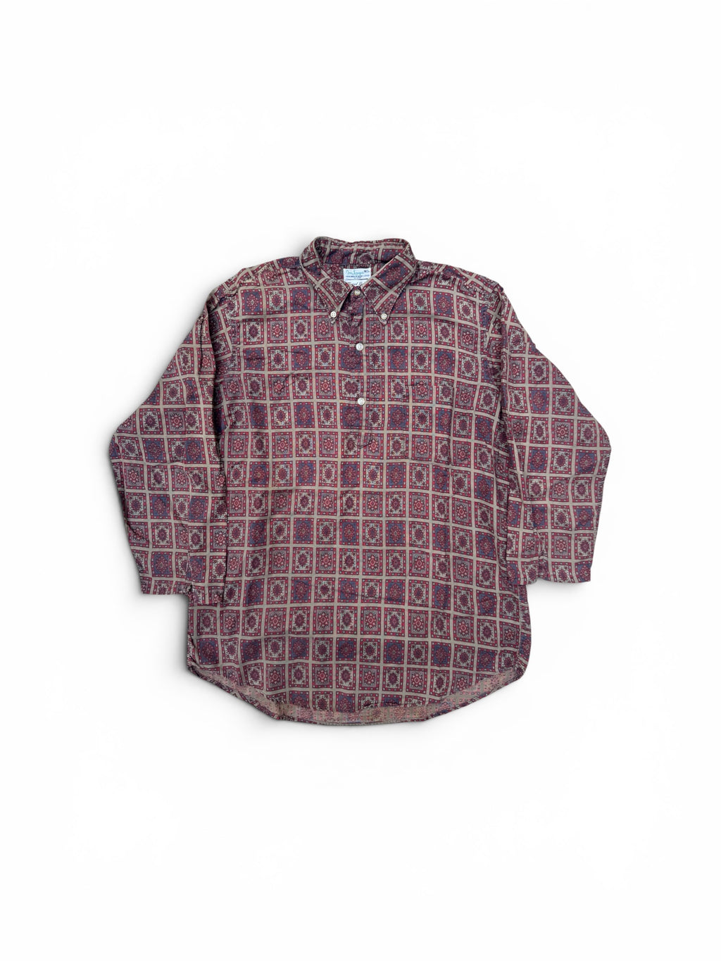 1960s Ivy League button down cotton shirt