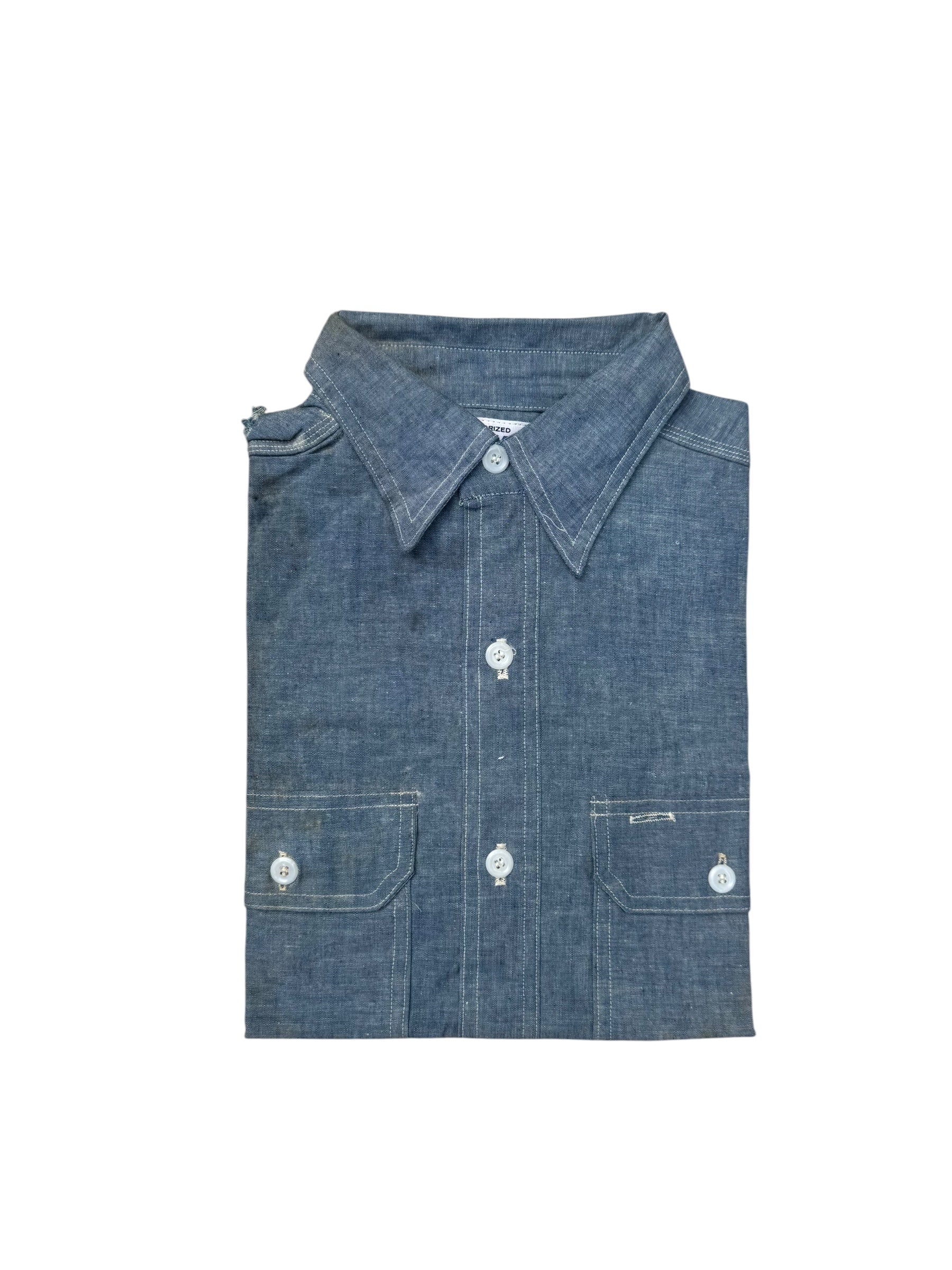 1960s deadstock PowrHouse chambray shirt