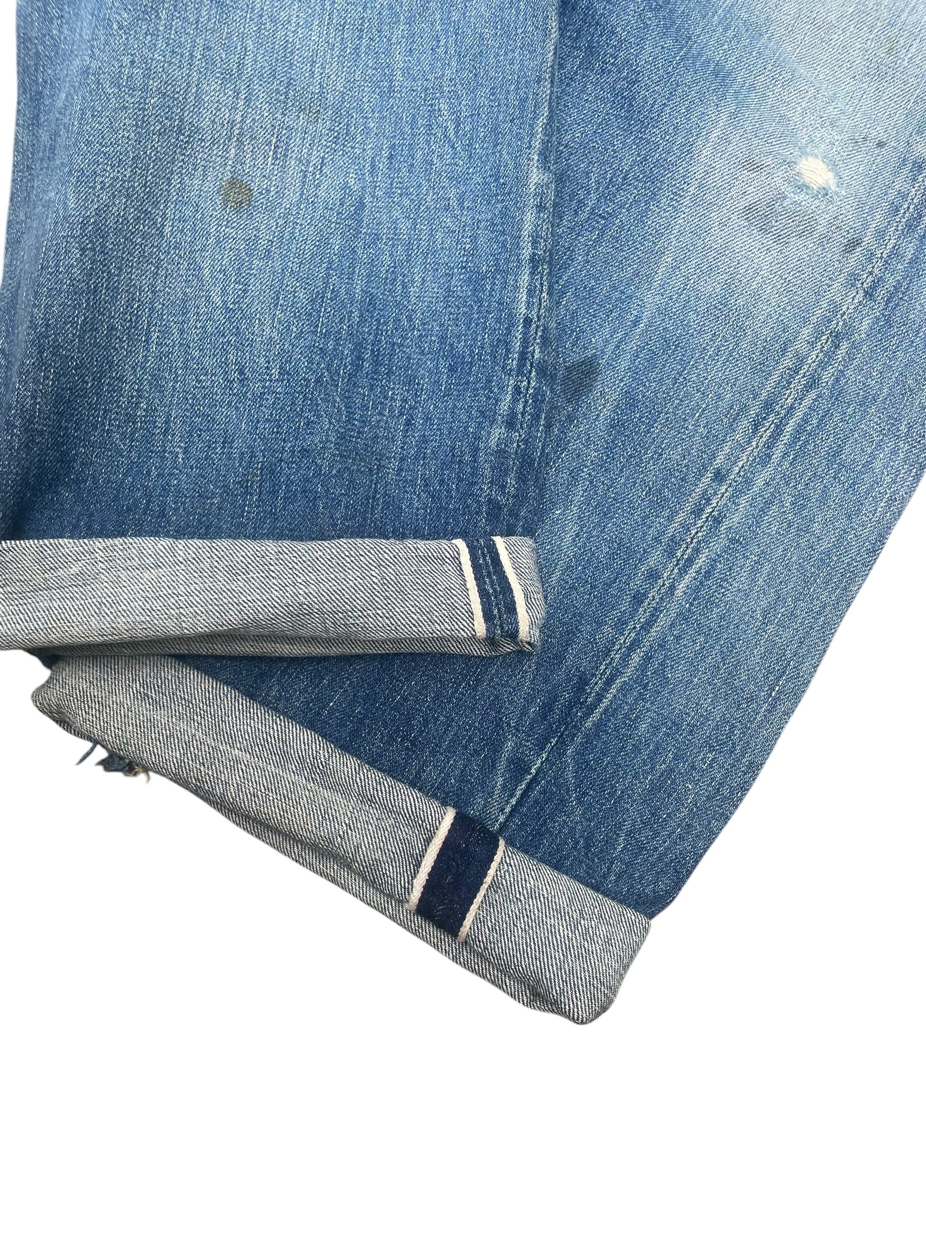 1940s/1950s Levi’s hidden rivet selvedge denim jeans