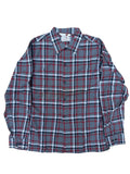 1960s deadstock Aldens cotton plaid loop collar shirt
