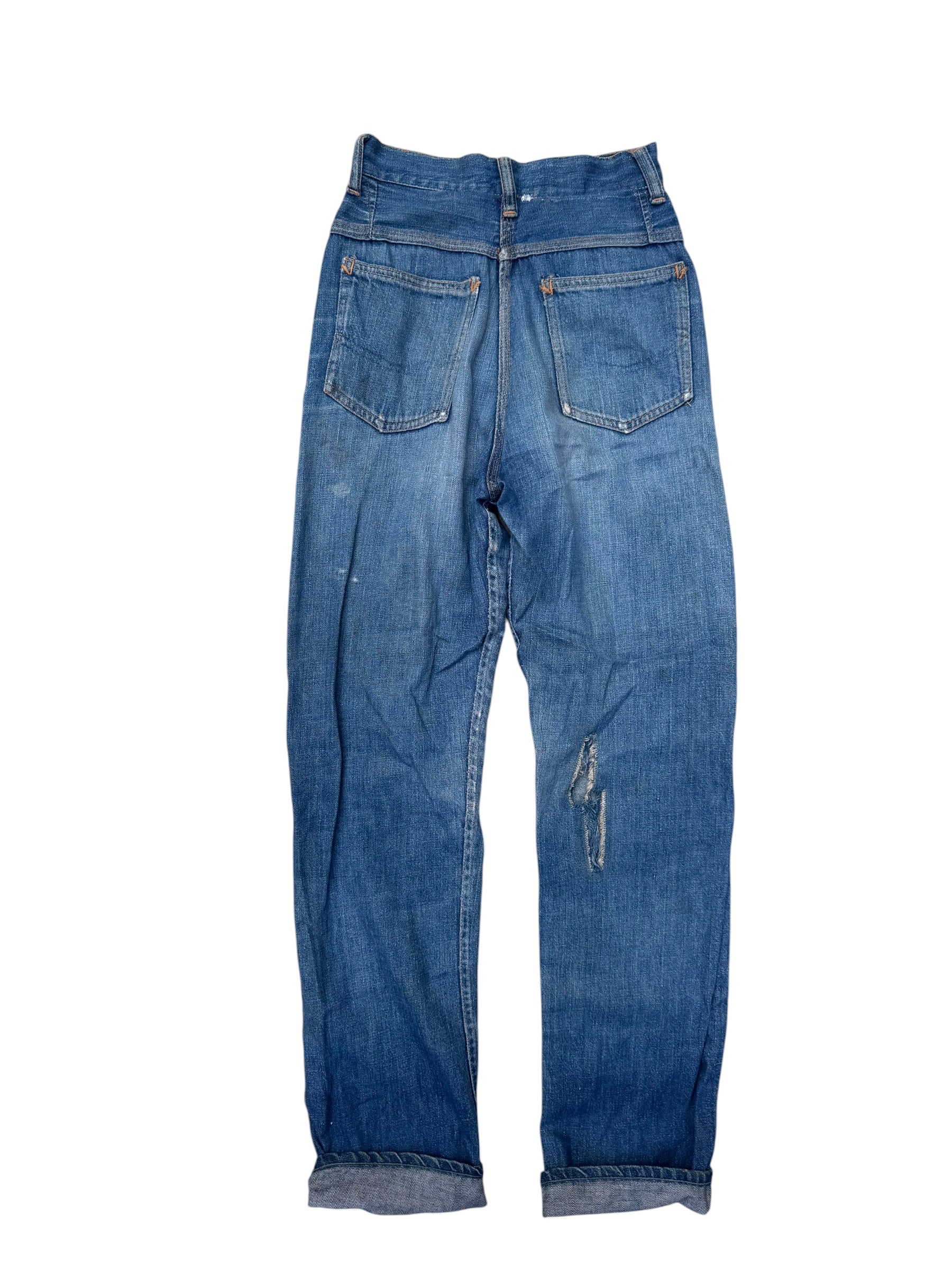 1950s Oshkosh half selvedge denim jeans