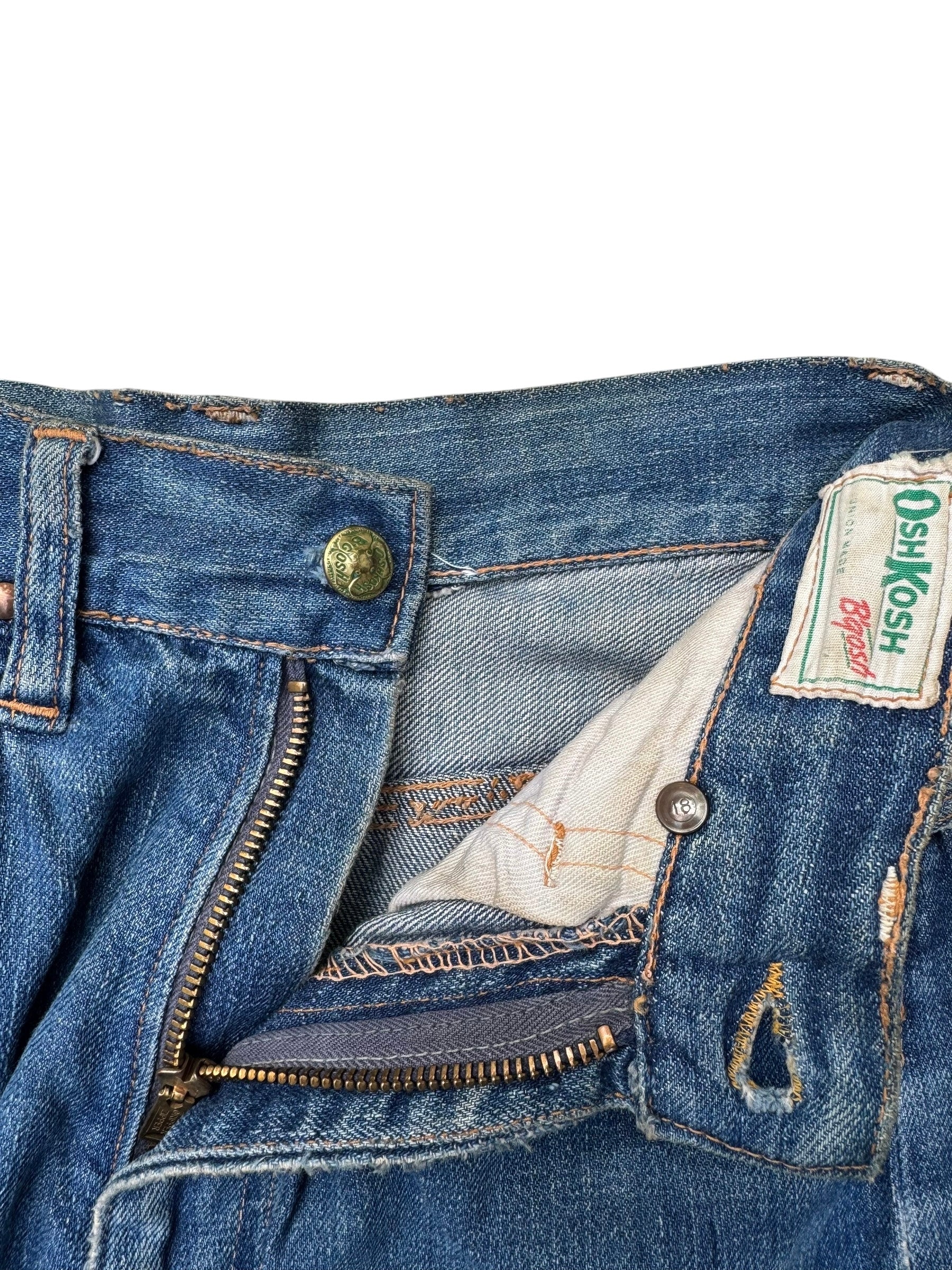 1950s Oshkosh half selvedge denim jeans