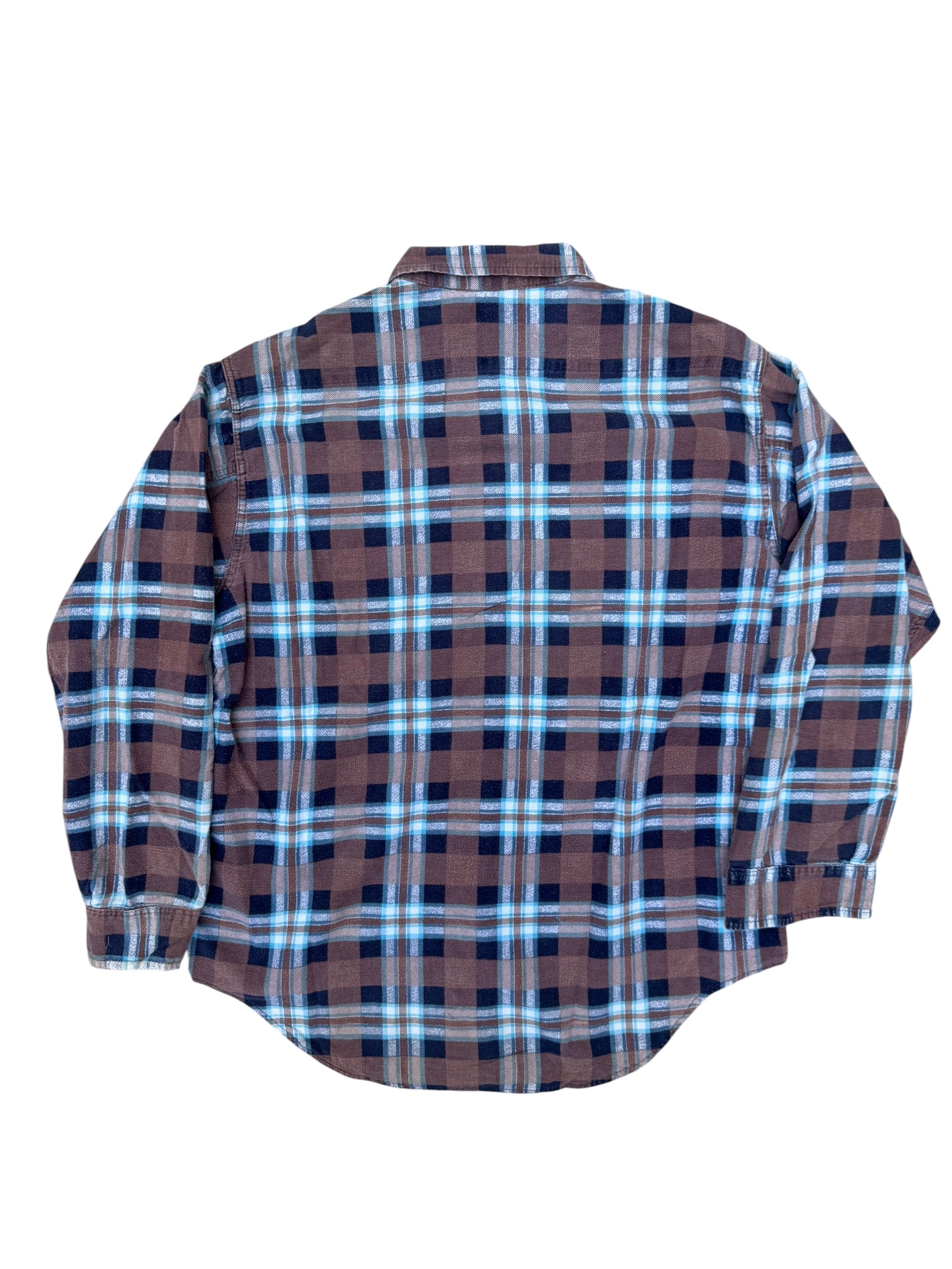 1960s OshKosh brown printed cotton flannel