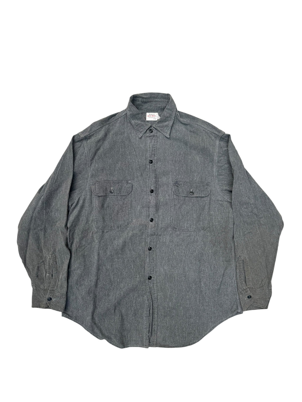1950s Penneys Big Mac salt and pepper chambray shirt