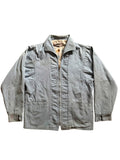 1950s Sears blue cotton flannel lined paneled jacket