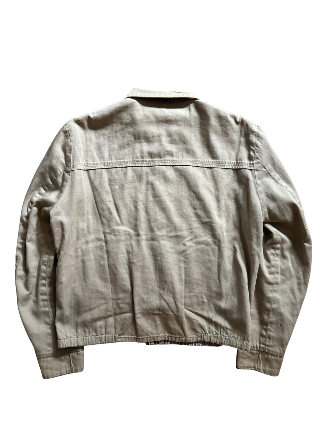 1950s Benkerts striped buckle back reversible cotton ricky jacket