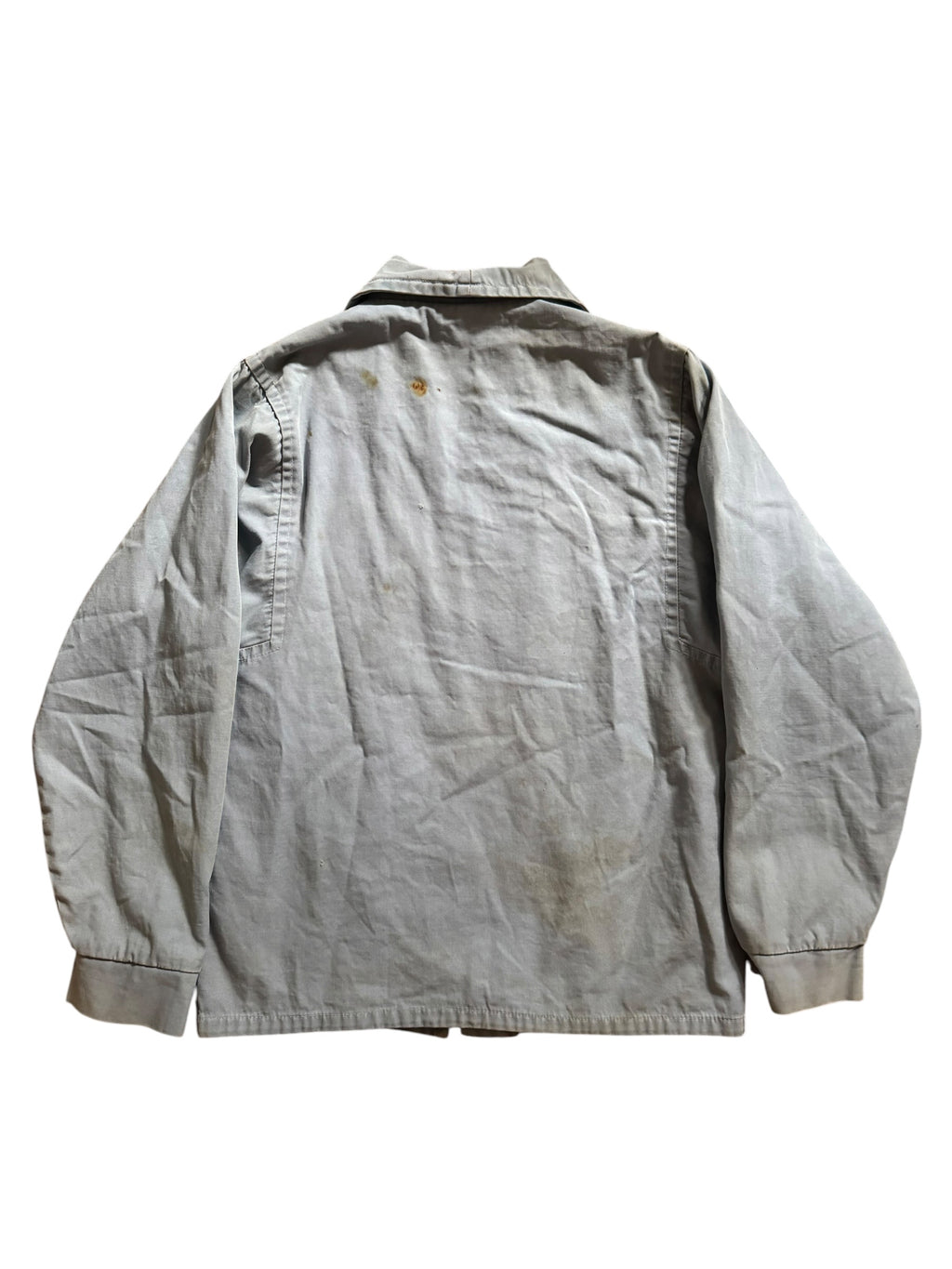 1950s Sears blue cotton flannel lined paneled jacket