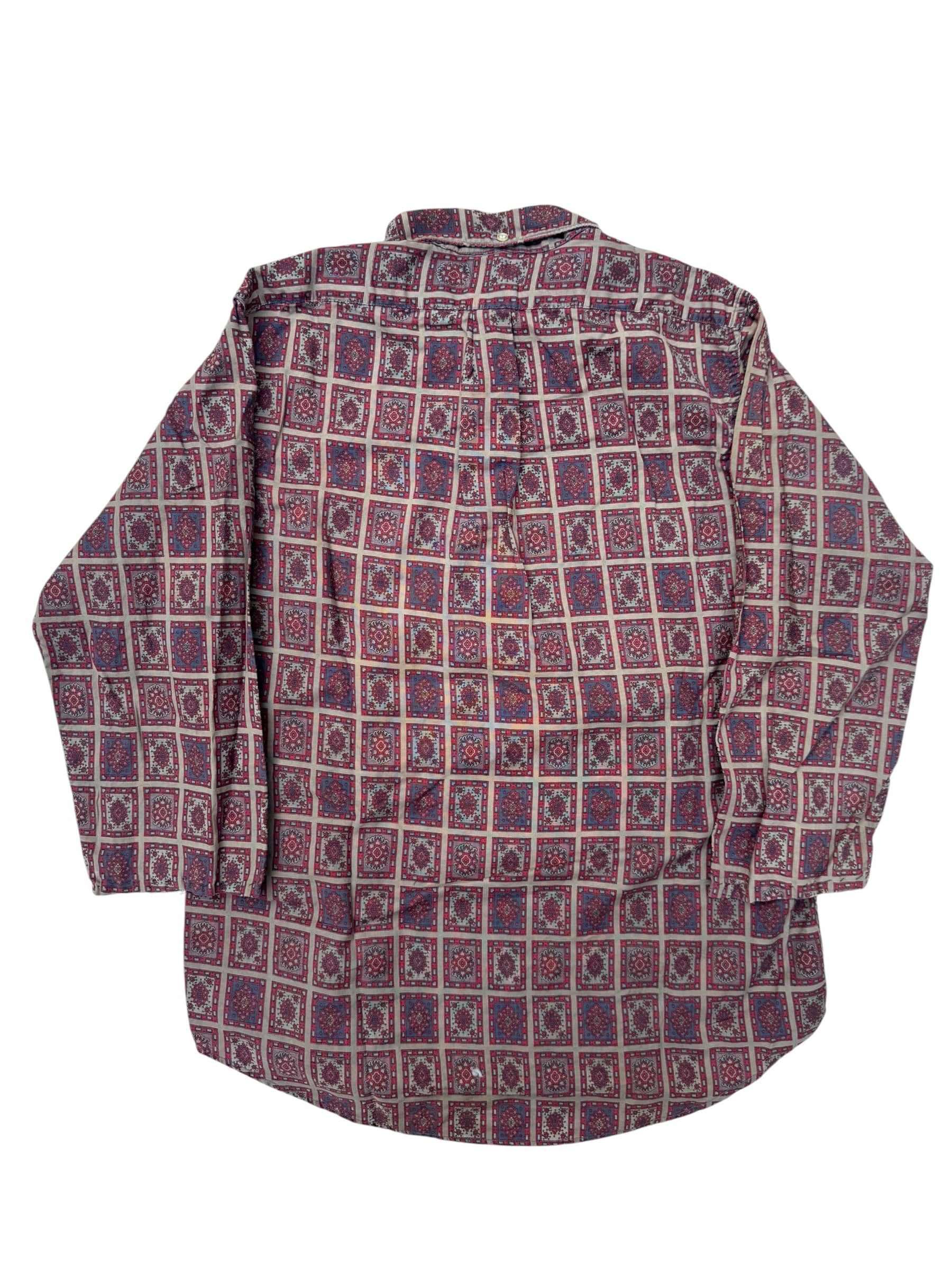 1960s Ivy League button down cotton shirt