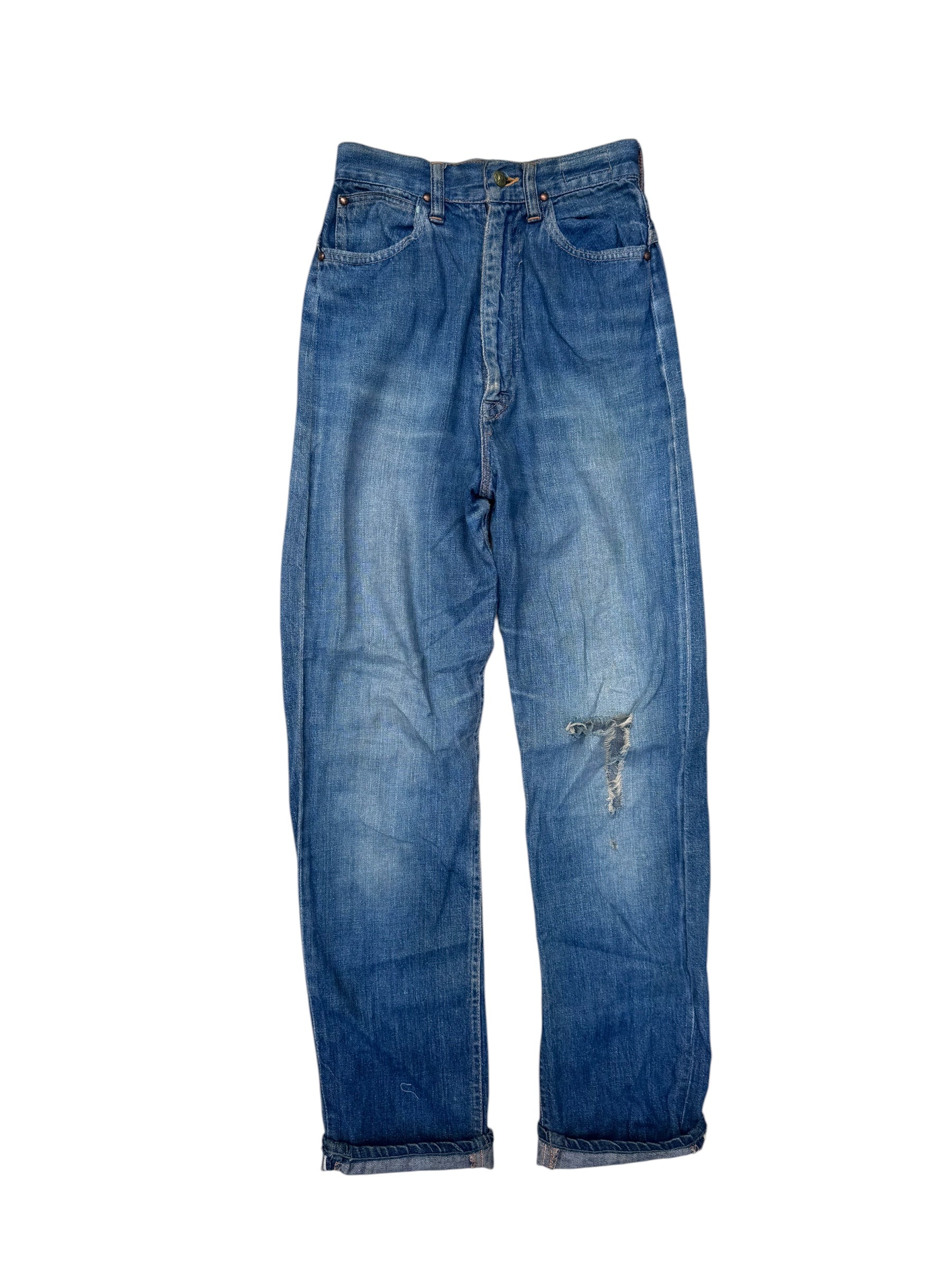 1950s Oshkosh half selvedge denim jeans