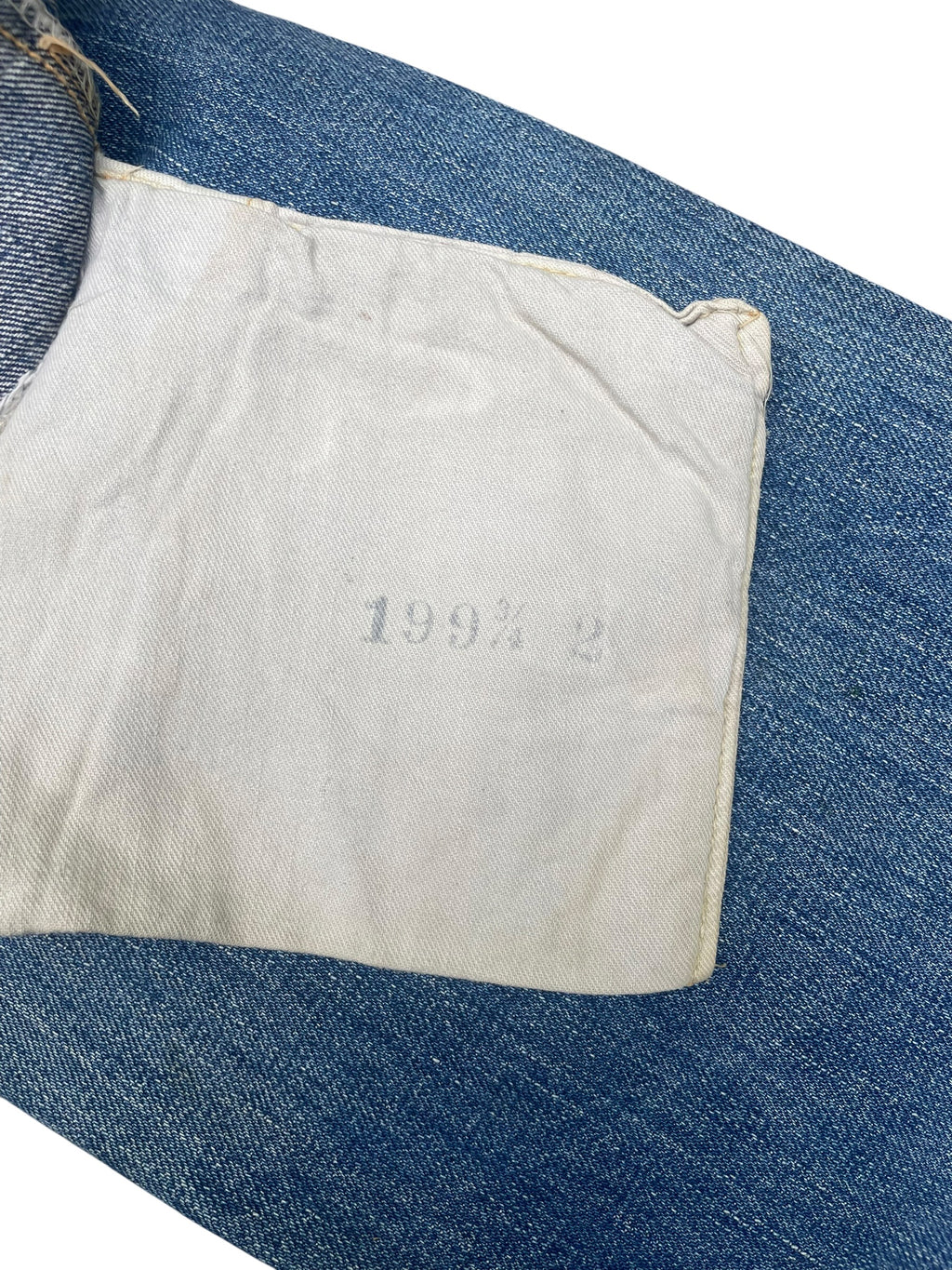 1940s/1950s Levi’s hidden rivet selvedge denim jeans