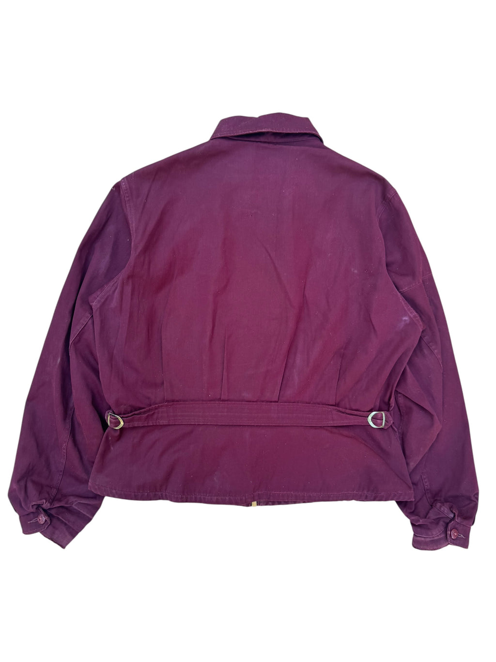 1940s Zero King belted back gabardine jacket